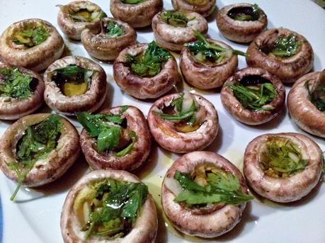 Champiñones a la Plancha