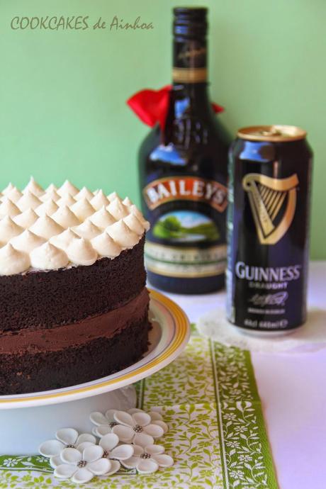 GUINNESS & BAILEYS NAKED CAKE