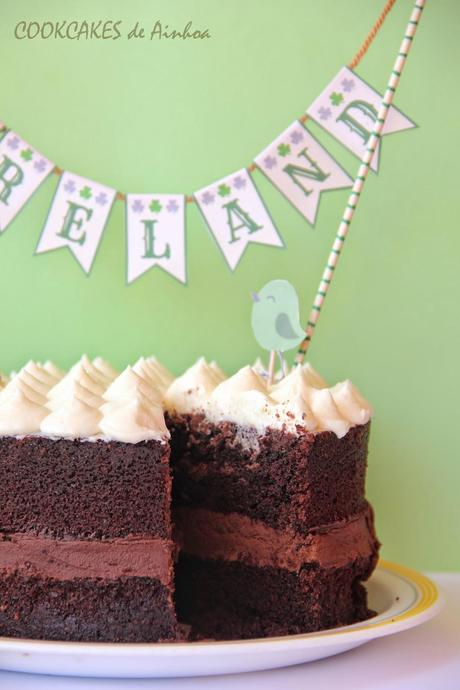 GUINNESS & BAILEYS NAKED CAKE