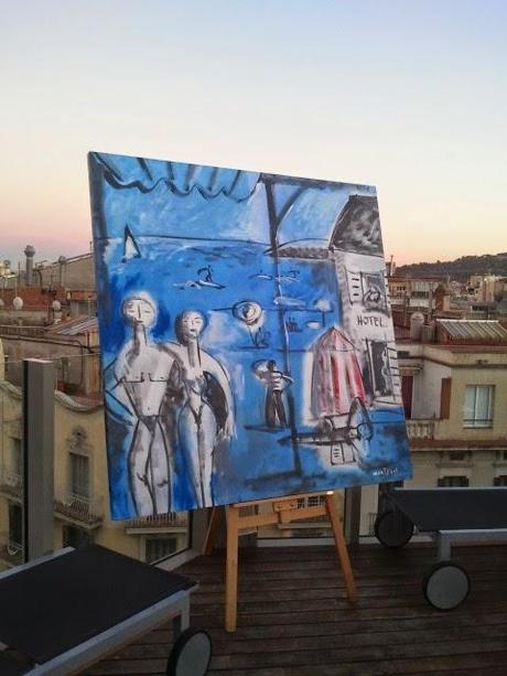 La exposición de Javier Montesol en el Hotel Axel