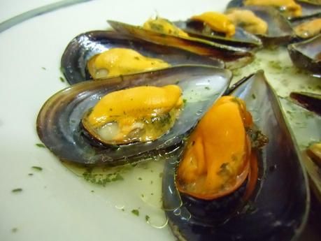Mejillones al vapor