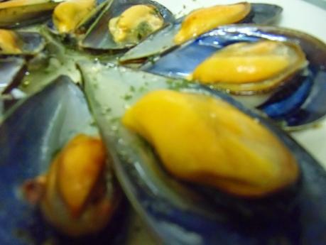 Mejillones al vapor