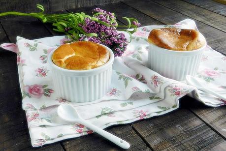 Soufflé de queso gruyère