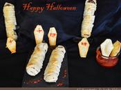 Unas salchichas momia para Halloween