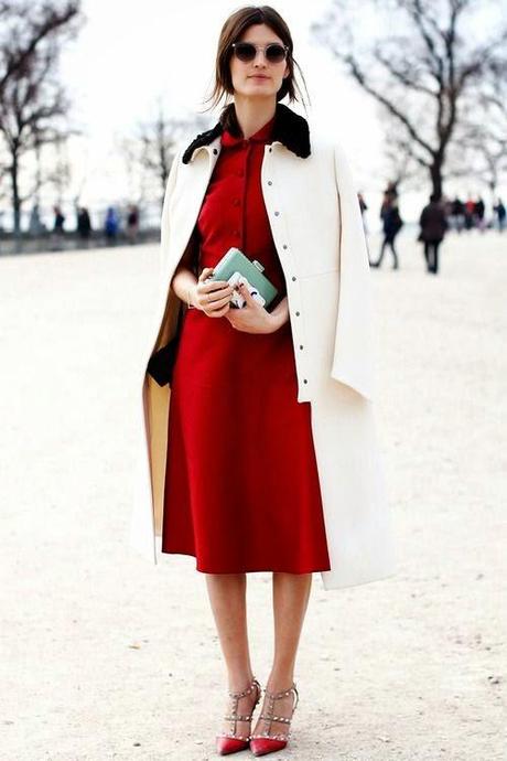 looks en color rojo