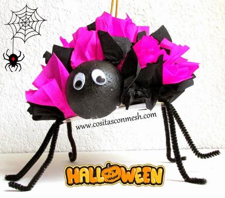 Cómo hacer arañas para halloween divertidas - Paperblog