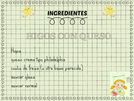 HIGOS CON QUESO