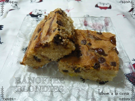 BANOFFEE BLONDIES