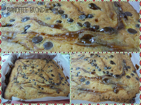 BANOFFEE BLONDIES