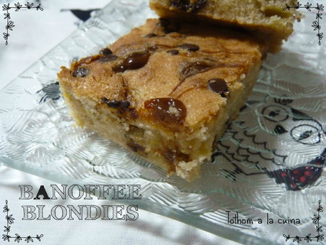 BANOFFEE BLONDIES
