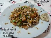 Ensalada lentejas arroz