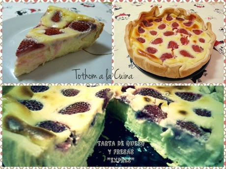 TARTA DE QUESO Y FRESAS 