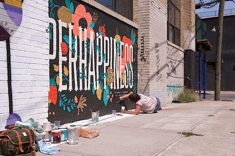 Perhappiness, un proyecto con mucho arte, tipografía y color