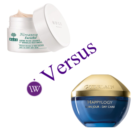 ♥ Crema hidratante Nirvanesque de Nuxe versus Crema Hidratante Happylogy de Guerlain