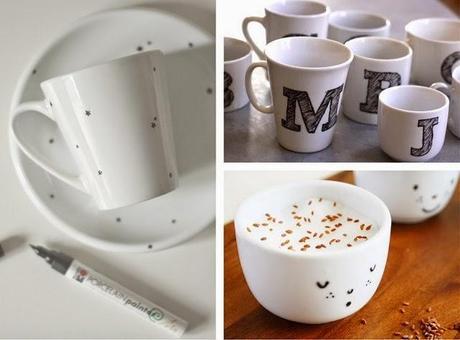 DIY: pintar en porcelana DIY: pintar en porcelana