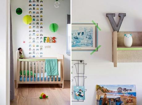 Un apartamento con toques flúor