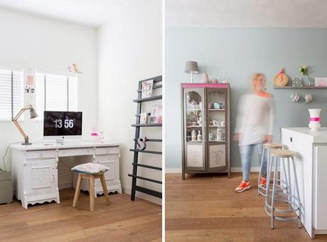 Un apartamento con toques flúor