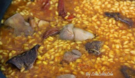 ARROZ CALDOSO CON FOIE FRESCO Y SETAS