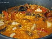 Arroz caldoso foie fresco setas