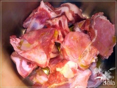 Arroz caldoso con costilla de cordero