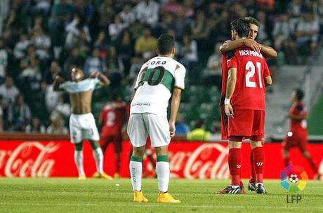 Crónica Elche CF 0 Vs Sevilla FC 2