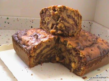 BIZCOCHO DE CALABAZA CON CHOCOLATE Y FRUTOS SECOS