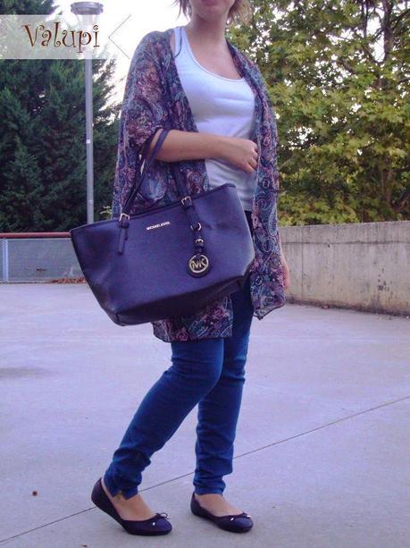 Outfit low cost: Kimono look
