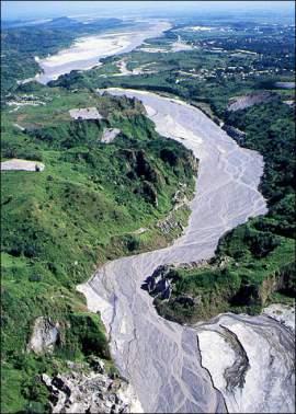 lahar del volcán Pinatubo lahar del volcán Pinatubo