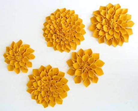 DIY: FLORES DE FIELTRO - DIY: FELT FLOWERS