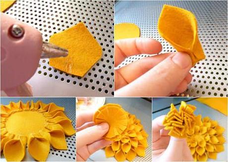 DIY: FLORES DE FIELTRO - DIY: FELT FLOWERS