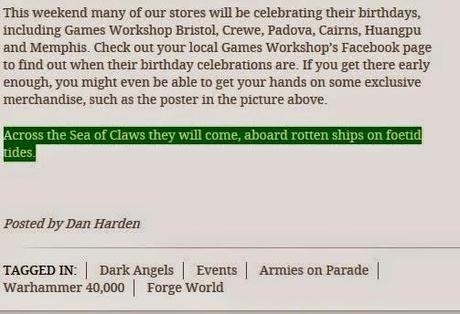 Barcos podridos y un mensaje oculto en la web de GW