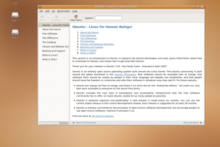 Ubuntu 7.04 Feisty Fawn 436x291 Ubuntu cumple 10 años