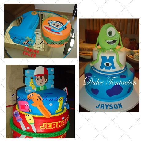 Ideas para pasteles o bizcochos del 1er cumpleaños