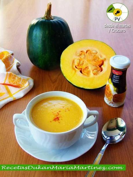 Maria Martinez Dukan: Crema de Calabaza y curry (Crucero PV)