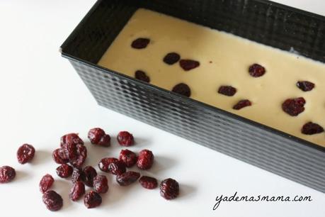 Un bizcocho de arándanos para las embarazadas arandanos