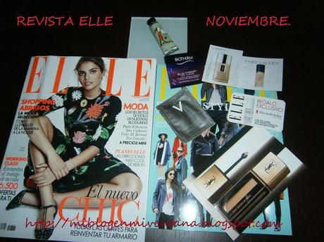 Revista Elle Noviembre 2014.