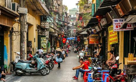 El Old Quarter de Hanoi