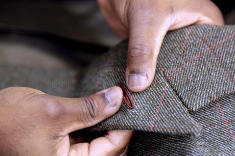 Detalles de confección: Los Ojales.