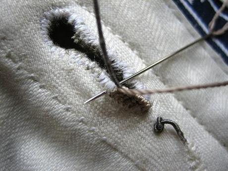 Detalles de confección: Los Ojales.