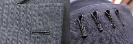 Detalles de confección: Los Ojales.