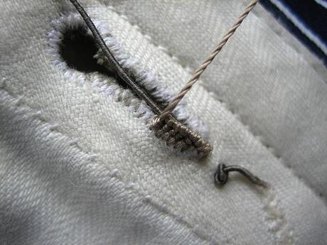 Detalles de confección: Los Ojales.