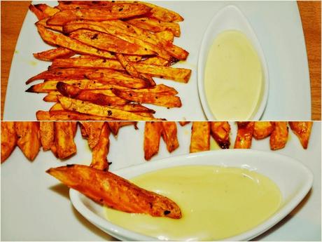 Chips de boniato al horno