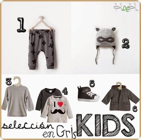 MODA KIDS: selección en Gris