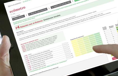 Ecómetro, herramienta online