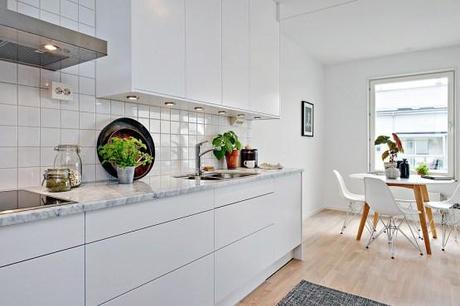 Terrazas en los pisos nórdicos pisos y áticos en países nórdicos grandes terrazas decoración encimera de mármol de Carrara diseño de exteriores blog estilo nordico escandinavo blog decoracion interiores balcones y terrazas diseño armarios con puertas correderas 