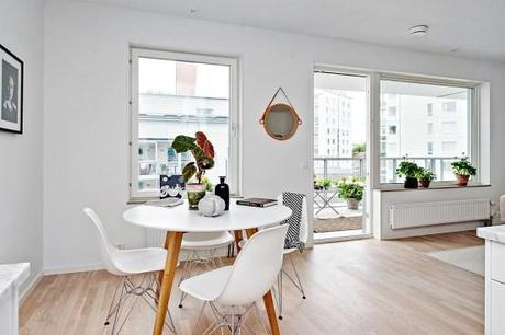 Terrazas en los pisos nórdicos pisos y áticos en países nórdicos grandes terrazas decoración encimera de mármol de Carrara diseño de exteriores blog estilo nordico escandinavo blog decoracion interiores balcones y terrazas diseño armarios con puertas correderas 