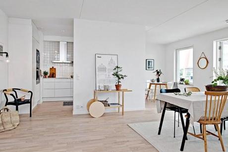 Terrazas en los pisos nórdicos pisos y áticos en países nórdicos grandes terrazas decoración encimera de mármol de Carrara diseño de exteriores blog estilo nordico escandinavo blog decoracion interiores balcones y terrazas diseño armarios con puertas correderas 