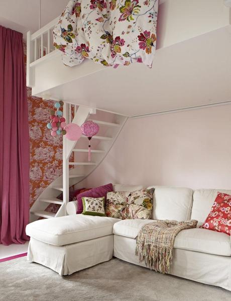 ¿Cómo combinas el papel pintado? aprendemos con esta casa