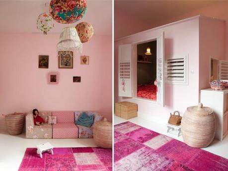 ¿Cómo combinas el papel pintado? aprendemos con esta casa