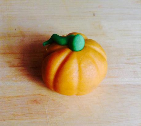 Calabaza de fondant